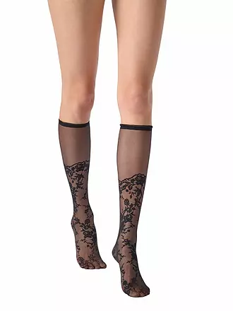 OROBLU | Kniestrümpfe SEDUCTIVE LACE 20 black | 
